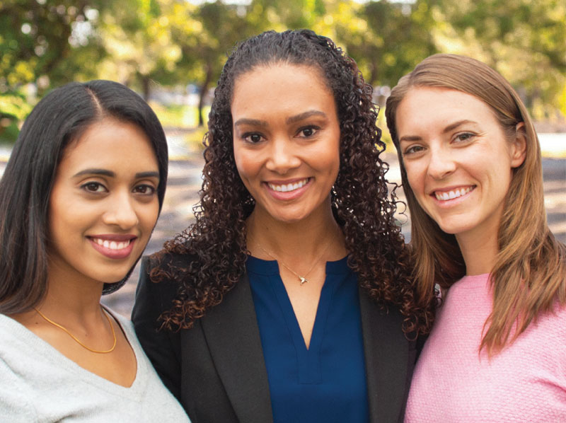 three smiling ladies dental cleaning scottsdale arizona